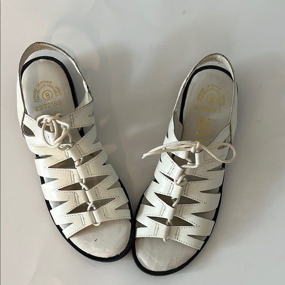 Vintage sand & sun white gladiator sandals size 8 - Picture 3 of 7